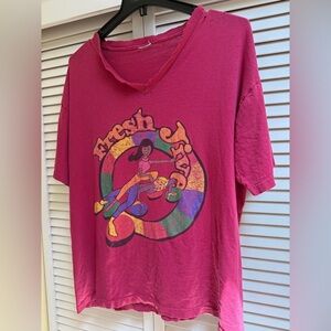 Rare Vintage FRESH JIVE Pink Graphic T-Shirt Women’s unisex 1XL